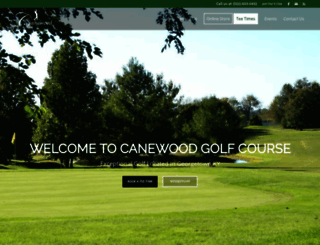 canewoodgolf.com screenshot