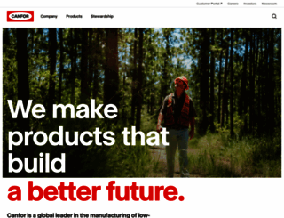 canfor.com screenshot