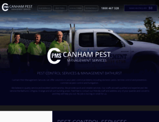 canhampest.com.au screenshot