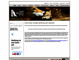 canids.org screenshot