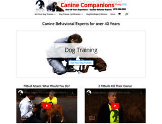 canine-companions.com screenshot