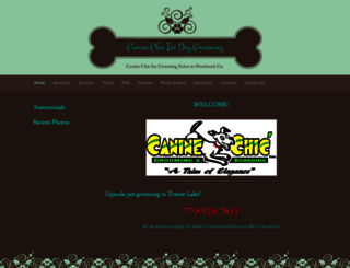 caninechicinc.com screenshot