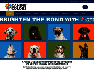 caninecolors.com screenshot
