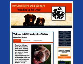 caninecrusaders.org.uk screenshot