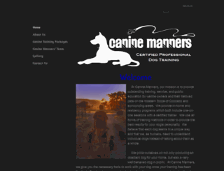 caninemannerscpt.com screenshot
