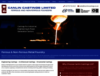 canlincastings.co.uk screenshot