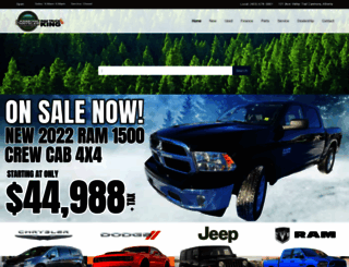 canmorechrysler.ca screenshot