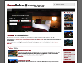 canmorehotels.com screenshot