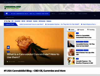 cannabidiol.shop screenshot