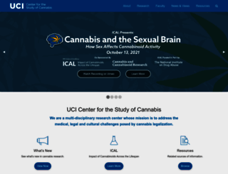 cannabis.uci.edu screenshot
