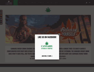 cannabisenergydrink.com screenshot