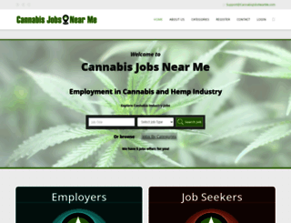 cannabisjobsnearme.com screenshot