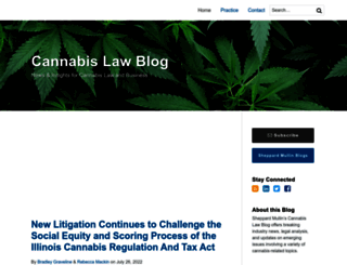 cannabislawblog.com screenshot