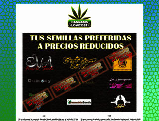 cannabislowcost.es screenshot