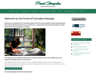 cannabismassagecolorado.com screenshot