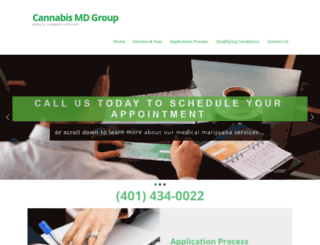 cannabismdgroup.com screenshot