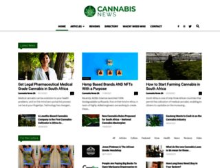 cannabisnews.co.za screenshot