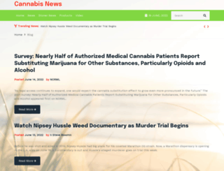 cannabisnewsreport.com screenshot