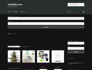 cannabisoil.co.za screenshot
