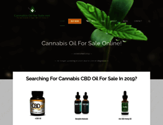 cannabisoilforsale.net screenshot