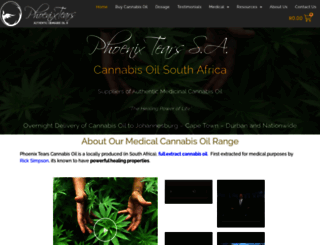 cannabisoilsouthafrica.co.za screenshot