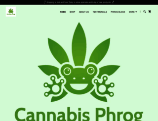cannabisphrog.com screenshot