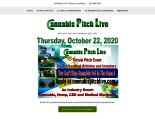 cannabispitchlive.com screenshot