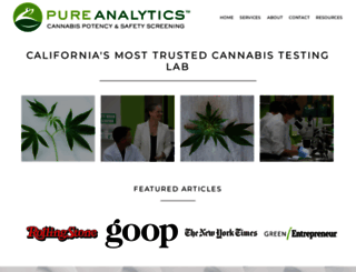 cannabissafetylab.com screenshot