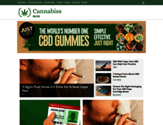 cannabissblog.com screenshot
