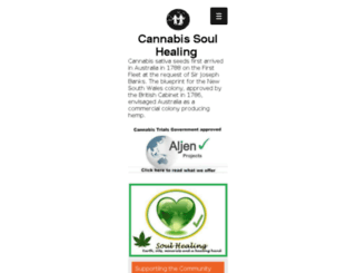 cannabissoulhealing.com screenshot
