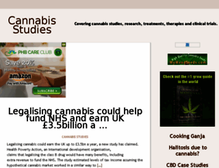 cannabisstudies.com screenshot