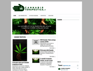 cannabisterapeutica.it screenshot