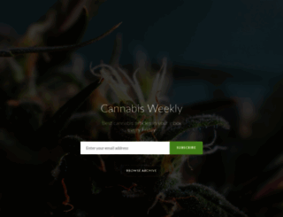 cannabisweekly.co screenshot