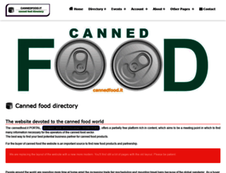 cannedfood.it screenshot