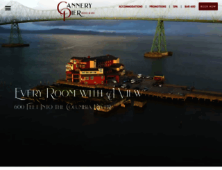cannerypierhotel.com screenshot