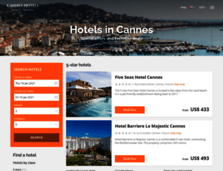 cannes-hotels.net screenshot