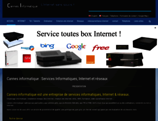 cannes-informatique.fr screenshot