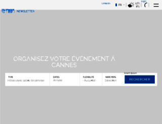 cannesconventionbureau.fr screenshot
