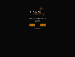 cannidelivery.com screenshot