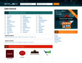 cannock.cylex-uk.co.uk screenshot