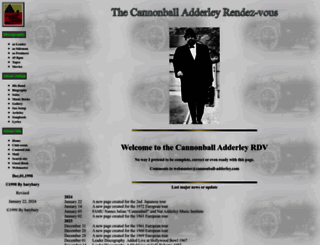 cannonball-adderley.com screenshot