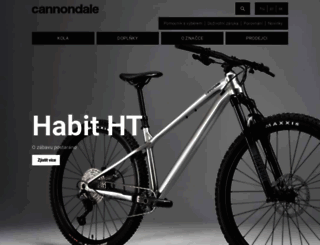 cannondalebikes.cz screenshot