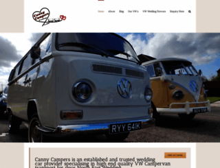 cannycampers.co.uk screenshot