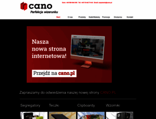 cano.com.pl screenshot