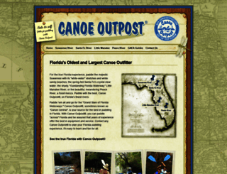 canoeoutpost.com screenshot