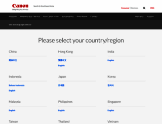canon-asia.com screenshot