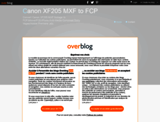 canon-xf205-mxf-to-fcp.over-blog.com screenshot