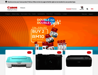 canon.com.my screenshot