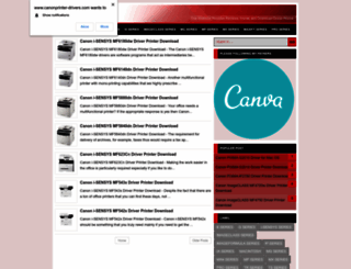 canonprinter-drivers.com screenshot
