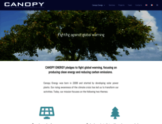 canopy-energy.com screenshot